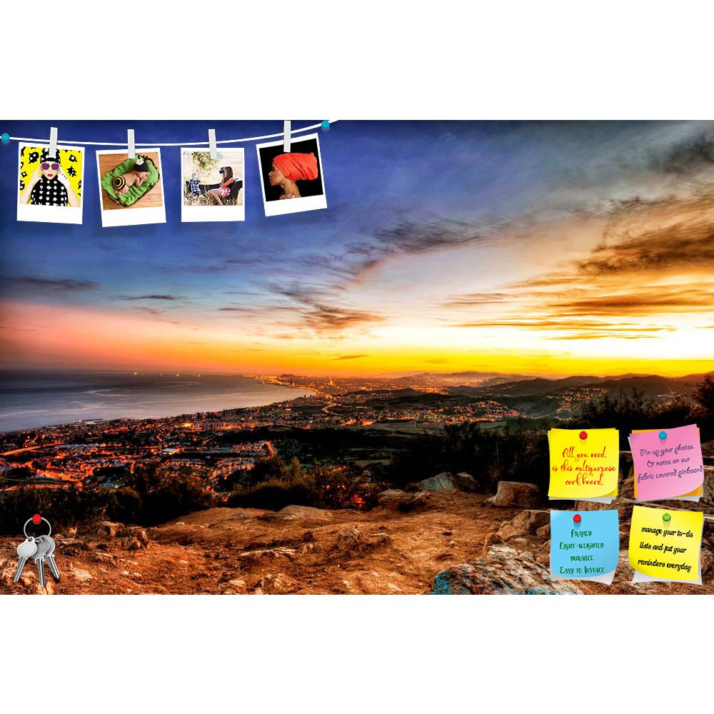 ArtzFolio Barcelona Skyline Sunset, Spain Printed Bulletin Board Notice Pin Board Soft Board | Frameless-Bulletin Boards Frameless-AZSAO46038713BLB_FL_L-Image Code 5005345 Vishnu Image Folio Pvt Ltd, IC 5005345, ArtzFolio, Bulletin Boards Frameless, Landscapes, Places, Photography, barcelona, skyline, sunset, spain, printed, bulletin, board, notice, pin, soft, frameless, pin up board, push pin board, extra large cork board, big pin board, notice board, small bulletin board, cork board, wall notice board, gi