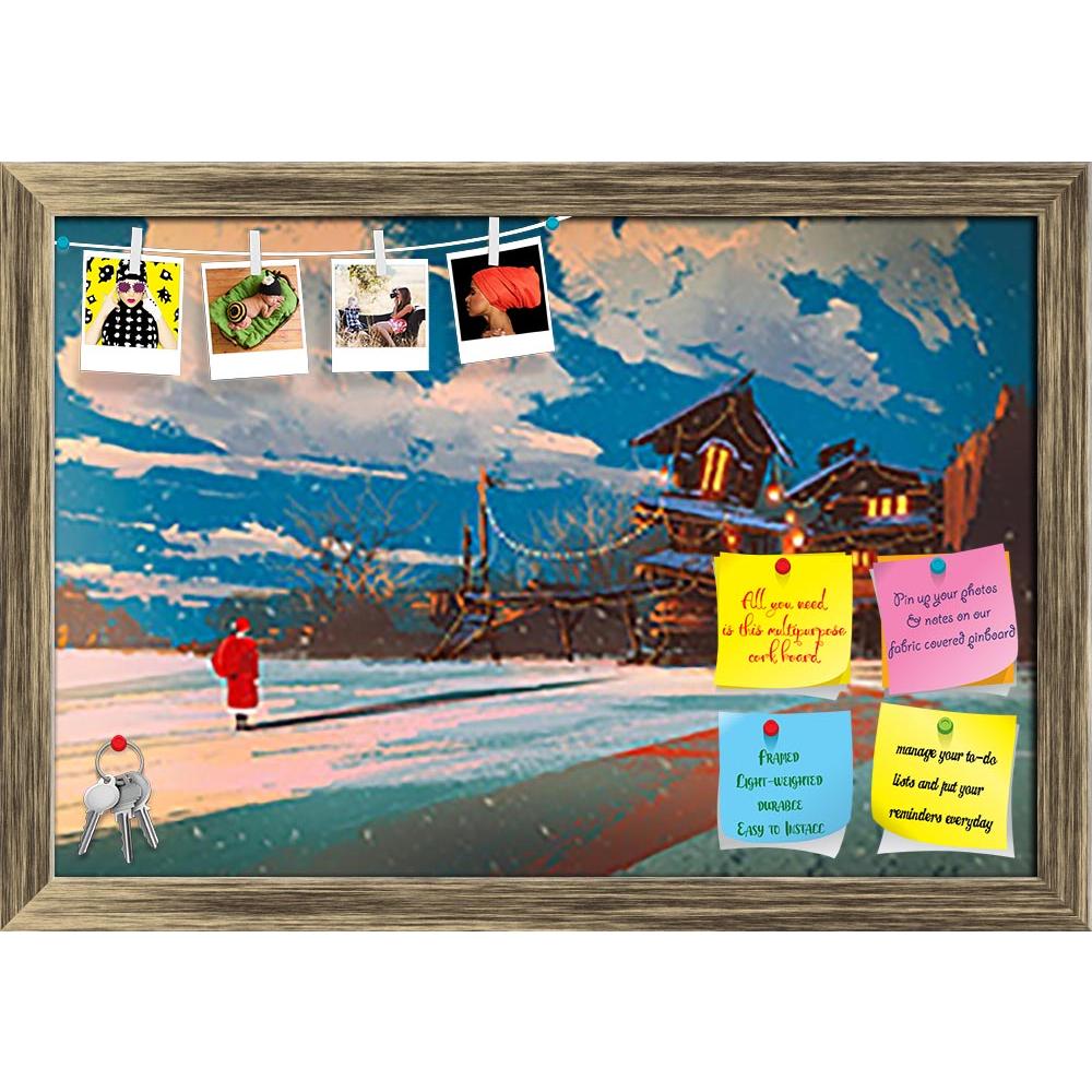 ArtzFolio Christmas Night Eve D2 Printed Bulletin Board Notice Pin Board Soft Board | Framed-Bulletin Boards Framed-AZSAO46076281BLB_FR_L-Image Code 5005347 Vishnu Image Folio Pvt Ltd, IC 5005347, ArtzFolio, Bulletin Boards Framed, Fantasy, Fine Art Reprint, christmas, night, eve, d2, printed, bulletin, board, notice, pin, soft, framed, winter, landscape, wooden, house, night,illustration, painting, acrylic, art, artistic, artwork, beautiful, color, concept, design, illustration, oil, style, vivid, wallpape