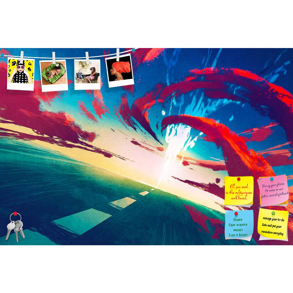 ArtzFolio Road With Lightning & Red Storm Printed Bulletin Board Notice Pin Board Soft Board | Frameless-Bulletin Boards Frameless-AZSAO46076326BLB_FL_L-Image Code 5005348 Vishnu Image Folio Pvt Ltd, IC 5005348, ArtzFolio, Bulletin Boards Frameless, Fantasy, Fine Art Reprint, road, with, lightning, red, storm, printed, bulletin, board, notice, pin, soft, frameless, ahead,illustration, painting, acrylic, art, artistic, artwork, beautiful, color, concept, design, illustration, oil, style, vivid, wallpaper, wa