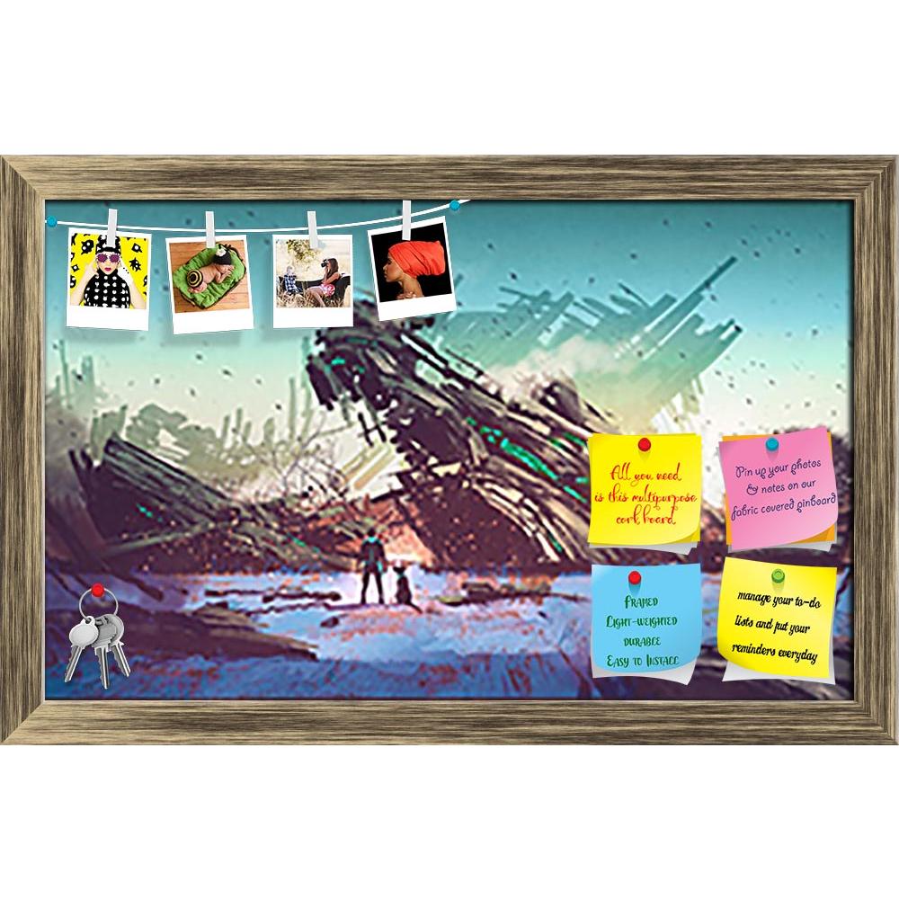 ArtzFolio Spaceship Crashed On Blue Field Printed Bulletin Board Notice Pin Board Soft Board | Framed-Bulletin Boards Framed-AZSAO46076352BLB_FR_L-Image Code 5005349 Vishnu Image Folio Pvt Ltd, IC 5005349, ArtzFolio, Bulletin Boards Framed, Fantasy, Fine Art Reprint, spaceship, crashed, on, blue, field, printed, bulletin, board, notice, pin, soft, framed, field,illustration, painting, acrylic, art, artistic, artwork, beautiful, color, concept, design, illustration, oil, style, vivid, wallpaper, watercolor, 
