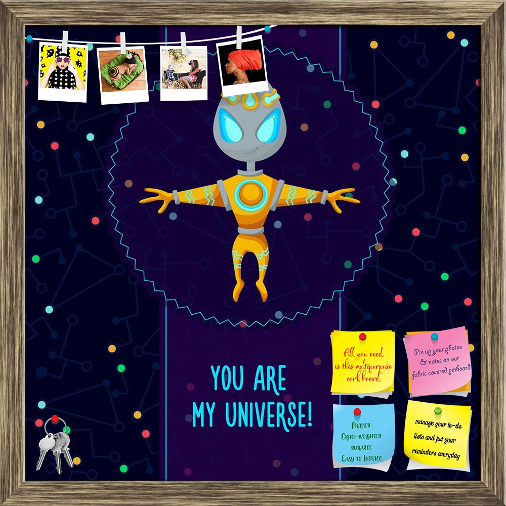 ArtzFolio Alien In The Universe D2 Printed Bulletin Board Notice Pin Board Soft Board | Framed-Bulletin Boards Framed-AZSAO46155363BLB_FR_L-Image Code 5005353 Vishnu Image Folio Pvt Ltd, IC 5005353, ArtzFolio, Bulletin Boards Framed, Quotes, Digital Art, alien, in, the, universe, d2, printed, bulletin, board, notice, pin, soft, framed, space, vector, illustration, style, flat, about, univerce, romantic, flayer, pin up board, push pin board, extra large cork board, big pin board, notice board, small bulletin