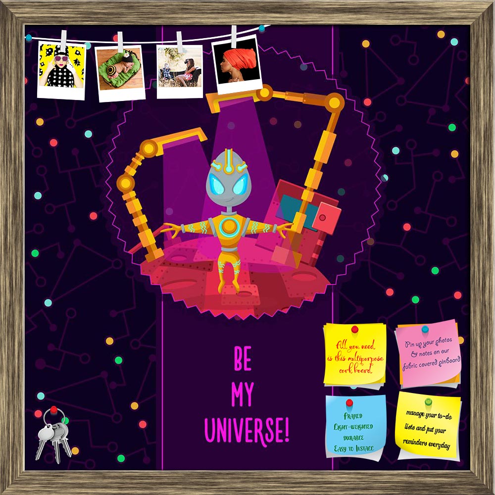 ArtzFolio Alien In The Universe D4 Printed Bulletin Board Notice Pin Board Soft Board | Framed-Bulletin Boards Framed-AZSAO46155365BLB_FR_L-Image Code 5005355 Vishnu Image Folio Pvt Ltd, IC 5005355, ArtzFolio, Bulletin Boards Framed, Quotes, Digital Art, alien, in, the, universe, d4, printed, bulletin, board, notice, pin, soft, framed, space, vector, illustration, style, flat, about, univerce, romantic, flayer, pin up board, push pin board, extra large cork board, big pin board, notice board, small bulletin