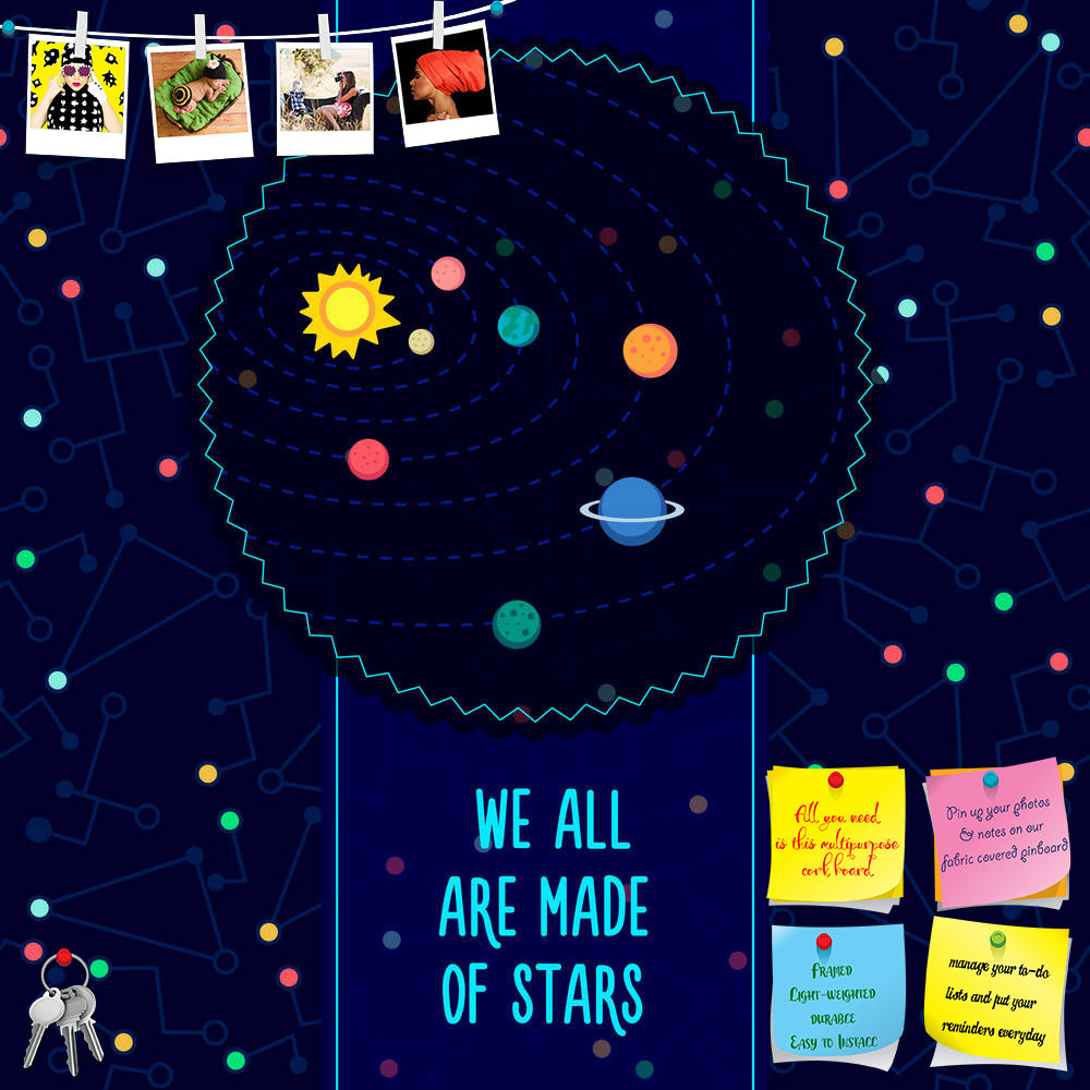 ArtzFolio Alien In The Universe D7 Printed Bulletin Board Notice Pin Board Soft Board | Frameless-Bulletin Boards Frameless-AZSAO46155394BLB_FL_L-Image Code 5005358 Vishnu Image Folio Pvt Ltd, IC 5005358, ArtzFolio, Bulletin Boards Frameless, Quotes, Digital Art, alien, in, the, universe, d7, printed, bulletin, board, notice, pin, soft, frameless, space, vector, illustration, style, flat, about, univerce, romantic, flayer, pin up board, push pin board, extra large cork board, big pin board, notice board, sm