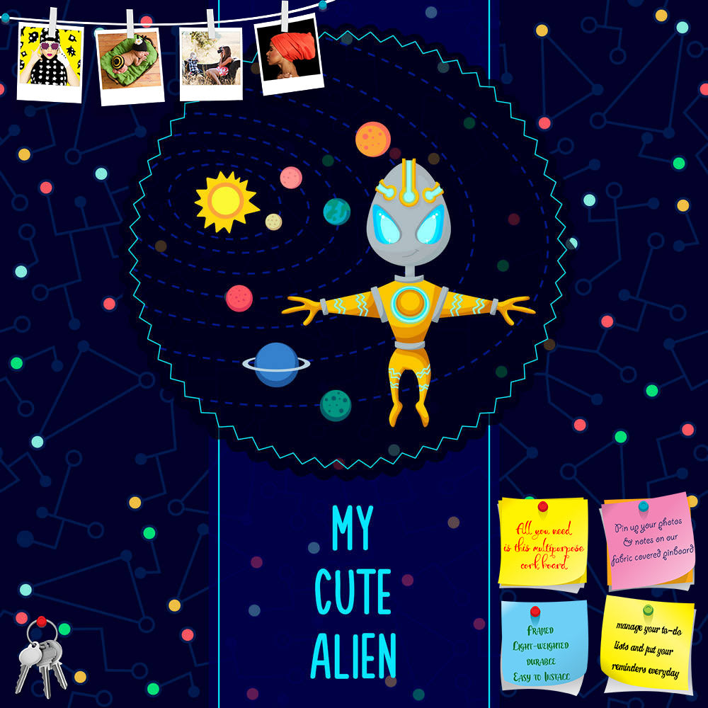 ArtzFolio Alien In The Universe D9 Printed Bulletin Board Notice Pin Board Soft Board | Frameless-Bulletin Boards Frameless-AZSAO46155424BLB_FL_L-Image Code 5005360 Vishnu Image Folio Pvt Ltd, IC 5005360, ArtzFolio, Bulletin Boards Frameless, Quotes, Digital Art, alien, in, the, universe, d9, printed, bulletin, board, notice, pin, soft, frameless, space, vector, illustration, style, flat, about, univerce, romantic, flayer, pin up board, push pin board, extra large cork board, big pin board, notice board, sm