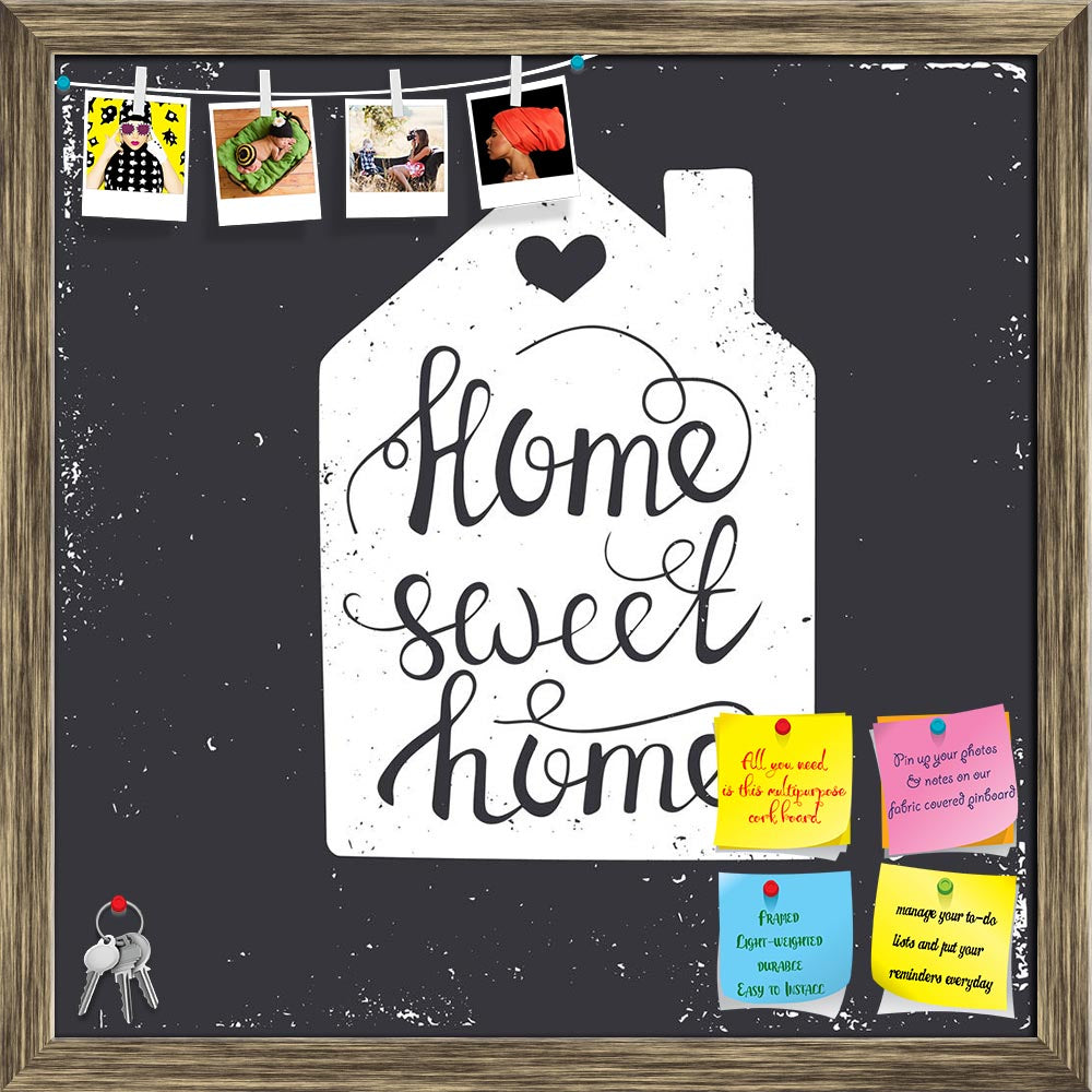 ArtzFolio Home Sweet Home D2 Printed Bulletin Board Notice Pin Board Soft Board | Framed-Bulletin Boards Framed-AZSAO46164671BLB_FR_L-Image Code 5005361 Vishnu Image Folio Pvt Ltd, IC 5005361, ArtzFolio, Bulletin Boards Framed, Kids, Quotes, Digital Art, home, sweet, d2, printed, bulletin, board, notice, pin, soft, framed, hand, drawn, typography, poster, conceptual, handwritten, phrase, home.t, shirt, lettered, calligraphic, design, inspirational, pin up board, push pin board, extra large cork board, big p