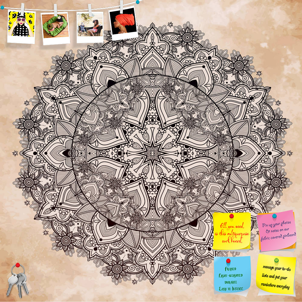 ArtzFolio Ornate Paisley Round Lace Ornament Mandala D1 Printed Bulletin Board Notice Pin Board Soft Board | Frameless-Bulletin Boards Frameless-AZSAO46166500BLB_FL_L-Image Code 5005362 Vishnu Image Folio Pvt Ltd, IC 5005362, ArtzFolio, Bulletin Boards Frameless, Abstract, Digital Art, ornate, paisley, round, lace, ornament, mandala, d1, printed, bulletin, board, notice, pin, soft, frameless, vintage, vector, pattern, isolated, hand, drawn, background, decorative, retro, banner, invitation, wedding, card, s