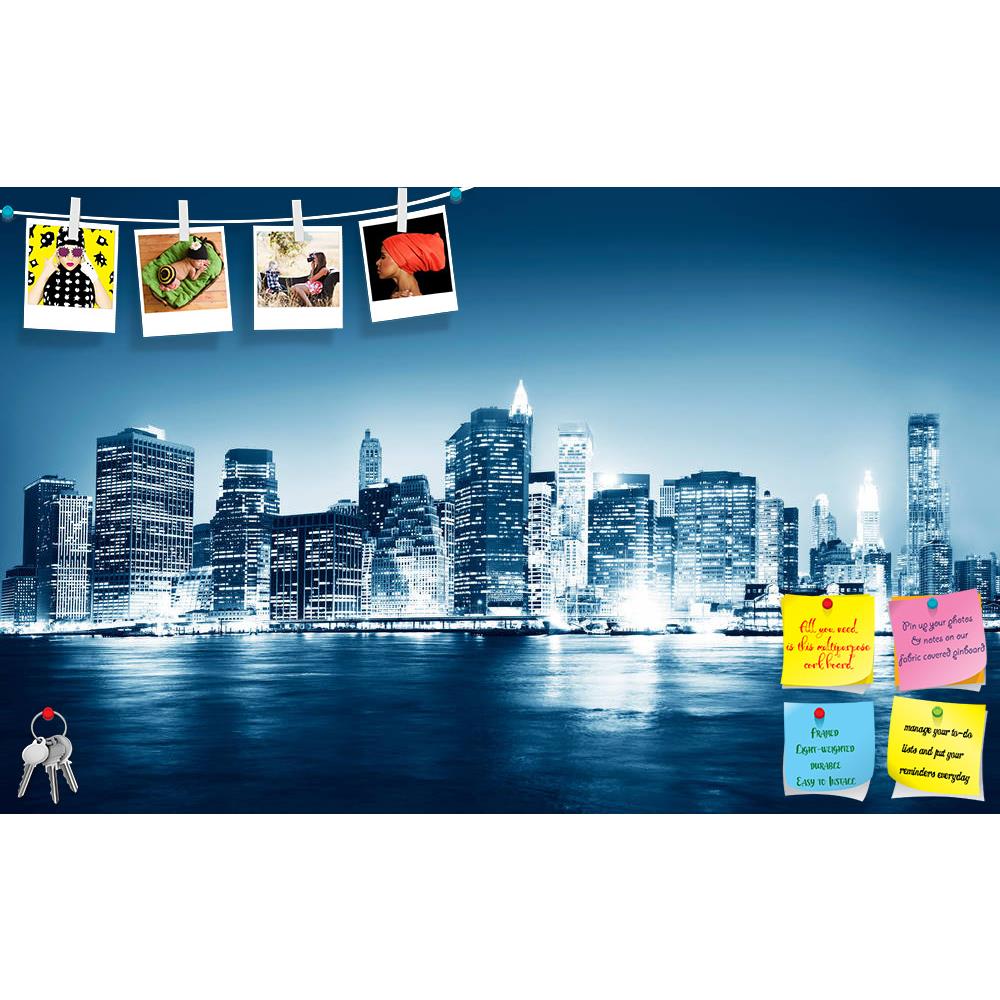 ArtzFolio Panoramic Night New York Printed Bulletin Board Notice Pin Board Soft Board | Frameless-Bulletin Boards Frameless-AZSAO46462410BLB_FL_L-Image Code 5005386 Vishnu Image Folio Pvt Ltd, IC 5005386, ArtzFolio, Bulletin Boards Frameless, Places, Photography, panoramic, night, new, york, printed, bulletin, board, notice, pin, soft, frameless, building, skyscraper, city, concept, best, photos, other, keywords, architecture, background, blue, life, lights, cityscape, construction, contemporary, destinatio