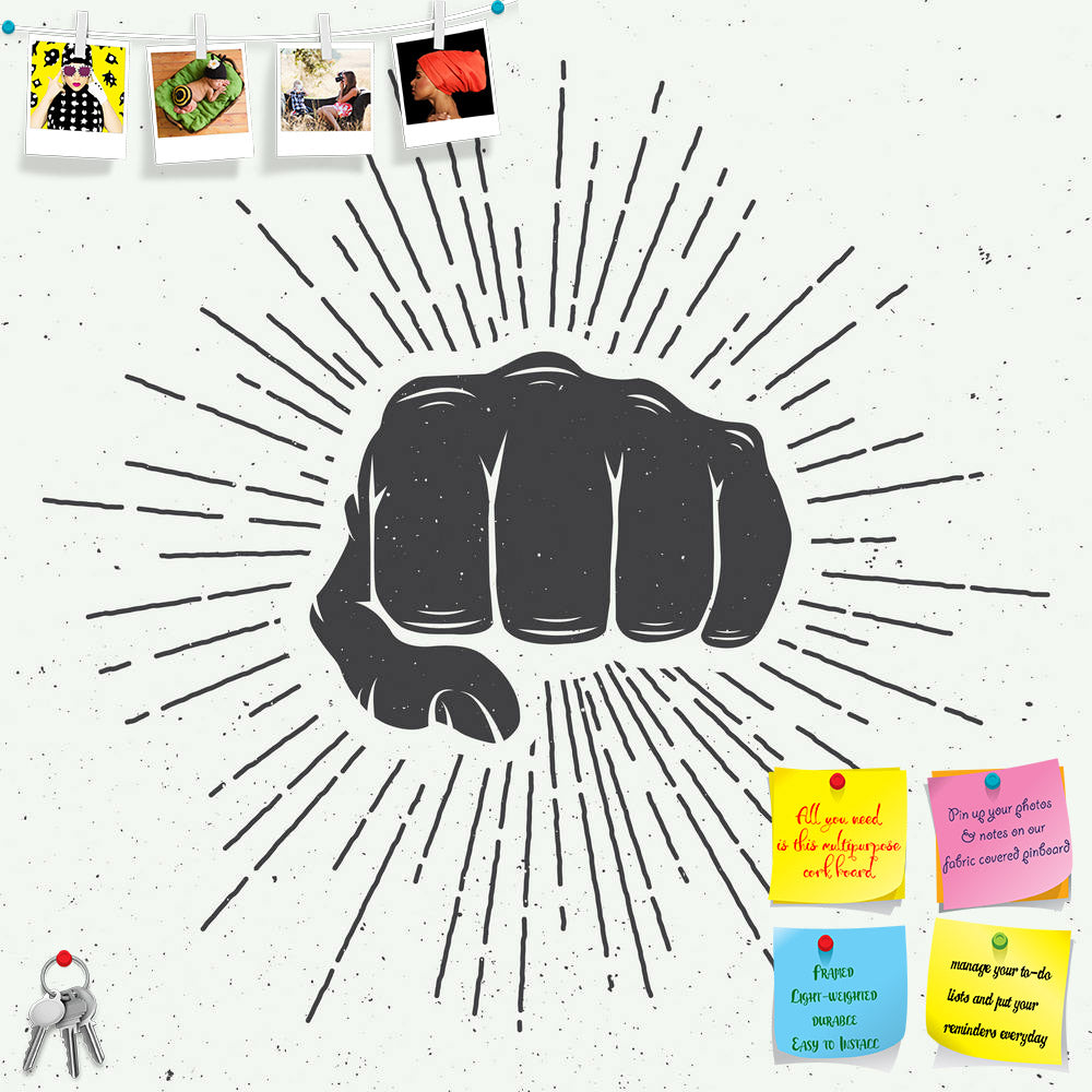ArtzFolio Fist With Sunbursts D2 Printed Bulletin Board Notice Pin Board Soft Board | Frameless-Bulletin Boards Frameless-AZSAO46551770BLB_FL_L-Image Code 5005390 Vishnu Image Folio Pvt Ltd, IC 5005390, ArtzFolio, Bulletin Boards Frameless, Sports, Digital Art, fist, with, sunbursts, d2, printed, bulletin, board, notice, pin, soft, frameless, vintage, style, vector, illustration, pin up board, push pin board, extra large cork board, big pin board, notice board, small bulletin board, cork board, wall notice 