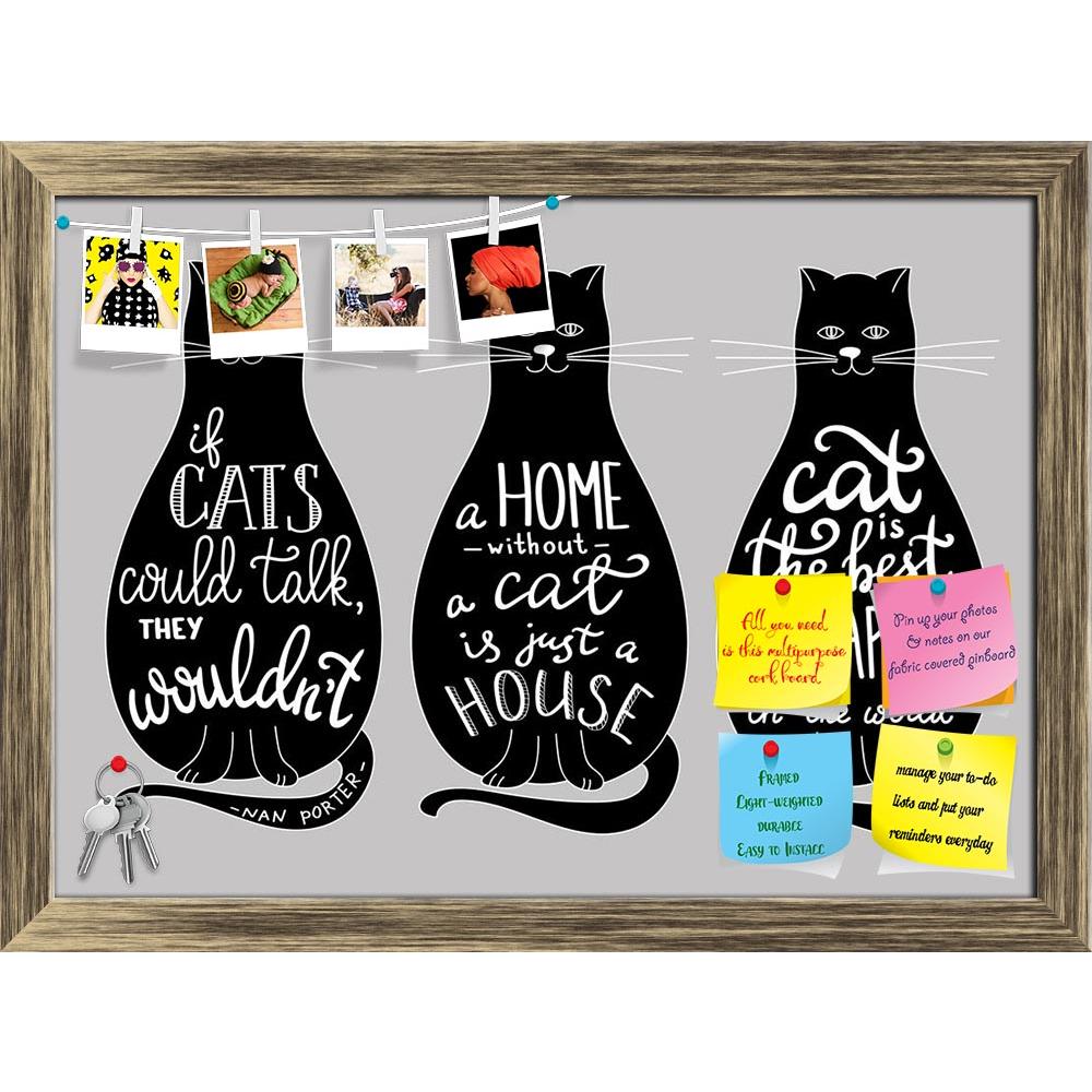 ArtzFolio Cat Quotes Calligraphy Printed Bulletin Board Notice Pin Board Soft Board | Framed-Bulletin Boards Framed-AZSAO46642081BLB_FR_L-Image Code 5005396 Vishnu Image Folio Pvt Ltd, IC 5005396, ArtzFolio, Bulletin Boards Framed, Animals, Quotes, Digital Art, cat, calligraphy, printed, bulletin, board, notice, pin, soft, framed, lettering, set, blask, cats, silhouette, pin up board, push pin board, extra large cork board, big pin board, notice board, small bulletin board, cork board, wall notice board, gi