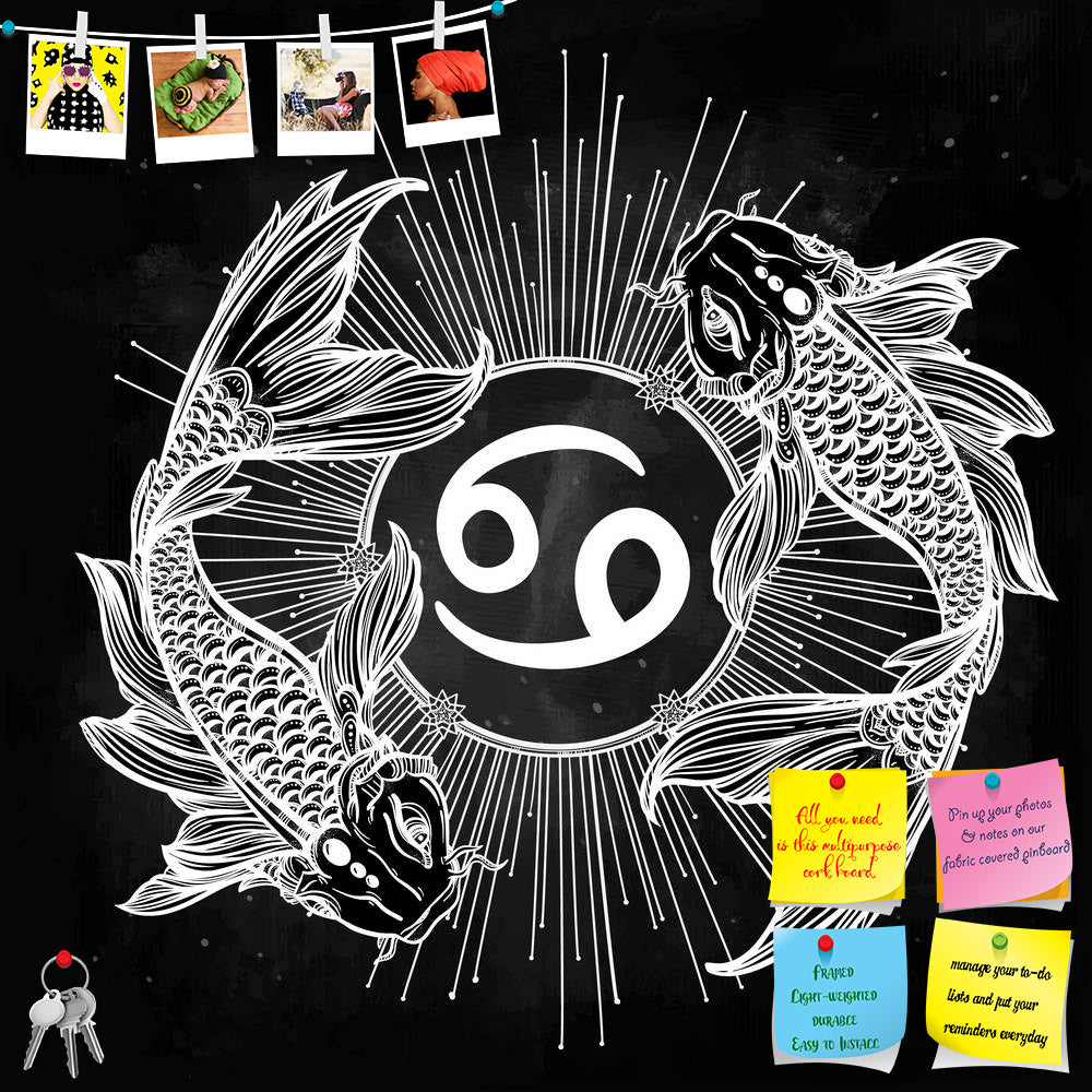 ArtzFolio Beautiful Line Art Of Zodiac Pisces Printed Bulletin Board Notice Pin Board Soft Board | Frameless-Bulletin Boards Frameless-AZSAO46673727BLB_FL_L-Image Code 5005404 Vishnu Image Folio Pvt Ltd, IC 5005404, ArtzFolio, Bulletin Boards Frameless, Animals, Traditional, Digital Art, beautiful, line, art, of, zodiac, pisces, printed, bulletin, board, notice, pin, soft, frameless, hand, drawn, romantic, vector, illustration, isolated, ethnic, design, mystic, horoscope, symbol, your, use, ideal, tattoo, c