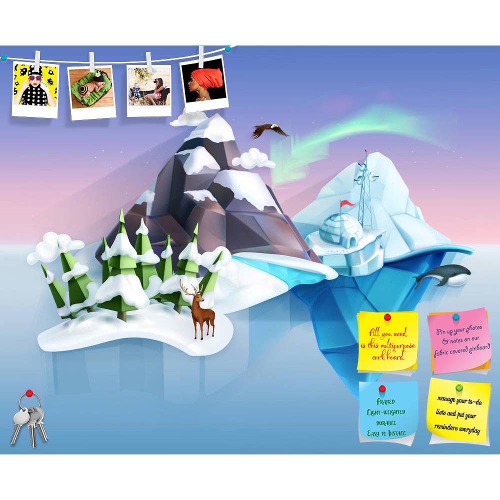 ArtzFolio Low Poly Style Landscape Printed Bulletin Board Notice Pin Board Soft Board | Frameless-Bulletin Boards Frameless-AZSAO46719470BLB_FL_L-Image Code 5005411 Vishnu Image Folio Pvt Ltd, IC 5005411, ArtzFolio, Bulletin Boards Frameless, Fantasy, Kids, Landscapes, Digital Art, low, poly, style, landscape, printed, bulletin, board, notice, pin, soft, frameless, polar, nature, winter, wonderland, vector, infographic, pin up board, push pin board, extra large cork board, big pin board, notice board, small