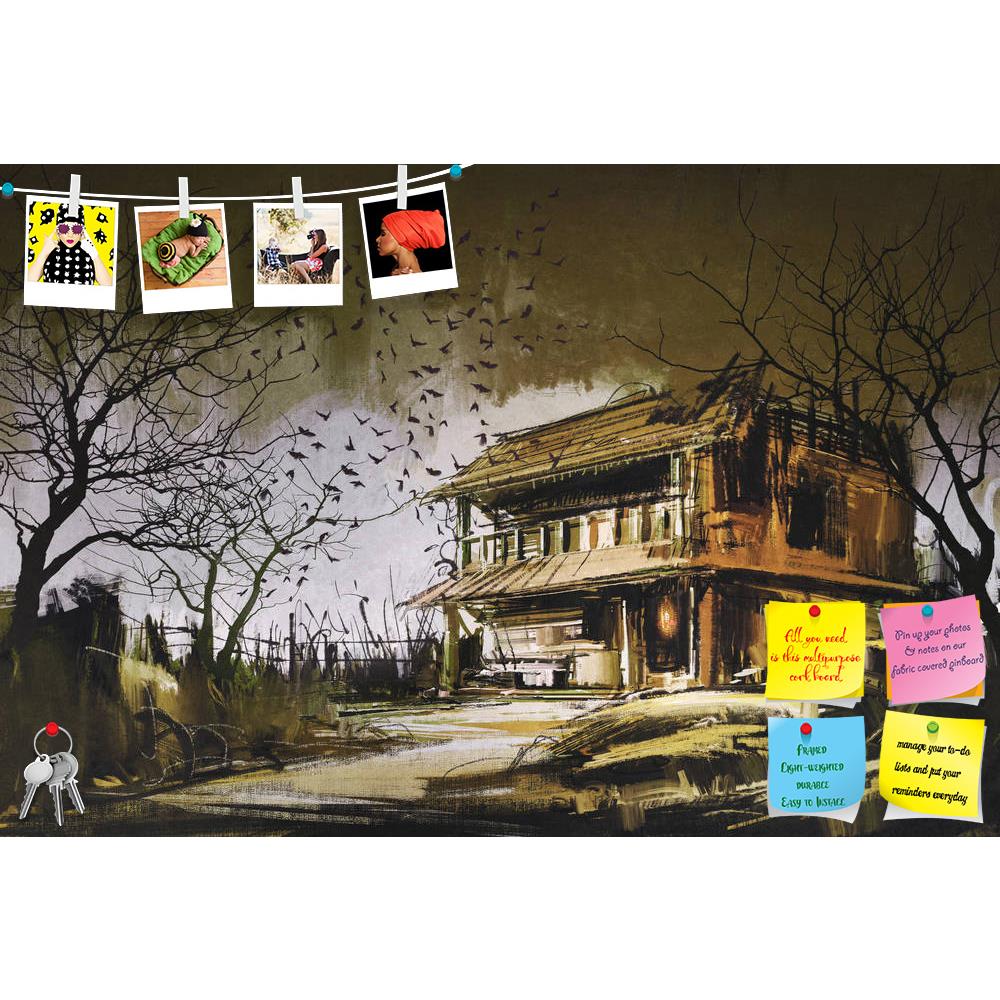 ArtzFolio Old Abandoned House Printed Bulletin Board Notice Pin Board Soft Board | Frameless-Bulletin Boards Frameless-AZSAO46907287BLB_FL_L-Image Code 5005425 Vishnu Image Folio Pvt Ltd, IC 5005425, ArtzFolio, Bulletin Boards Frameless, Fantasy, Fine Art Reprint, old, abandoned, house, printed, bulletin, board, notice, pin, soft, frameless, painting, wooden, house,halloween, background, acrylic, art, artistic, artwork, beautiful, color, concept, design, illustration, oil, style, vivid, wallpaper, watercolo