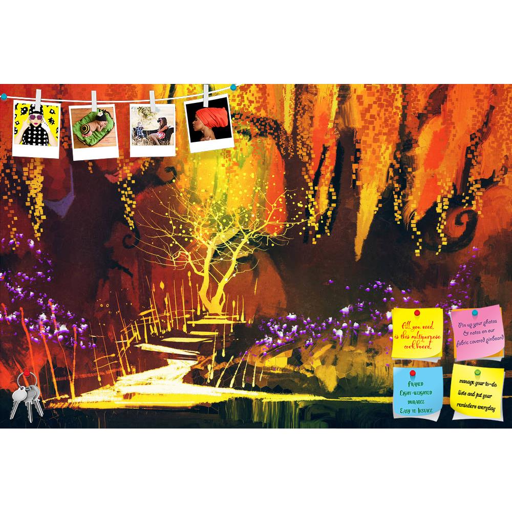 ArtzFolio Fantasy Forest D3 Printed Bulletin Board Notice Pin Board Soft Board | Frameless-Bulletin Boards Frameless-AZSAO46907294BLB_FL_L-Image Code 5005427 Vishnu Image Folio Pvt Ltd, IC 5005427, ArtzFolio, Bulletin Boards Frameless, Fantasy, Fine Art Reprint, forest, d3, printed, bulletin, board, notice, pin, soft, frameless, abstract, colorful, landscape,fantasy, forest,illustration, painting, acrylic, art, artistic, artwork, autumn, background, beautiful, color, concept, design, fairytale, flowers, gar