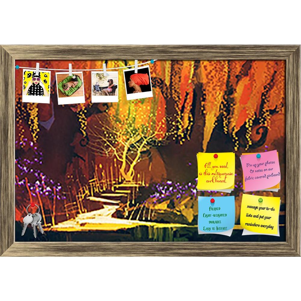 ArtzFolio Fantasy Forest D3 Printed Bulletin Board Notice Pin Board Soft Board | Framed-Bulletin Boards Framed-AZSAO46907294BLB_FR_L-Image Code 5005427 Vishnu Image Folio Pvt Ltd, IC 5005427, ArtzFolio, Bulletin Boards Framed, Fantasy, Fine Art Reprint, forest, d3, printed, bulletin, board, notice, pin, soft, framed, abstract, colorful, landscape,fantasy, forest,illustration, painting, acrylic, art, artistic, artwork, autumn, background, beautiful, color, concept, design, fairytale, flowers, garden, illustr