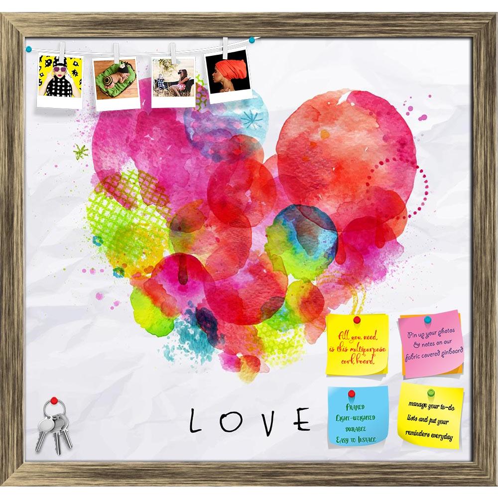 ArtzFolio Love Art Printed Bulletin Board Notice Pin Board Soft Board | Framed-Bulletin Boards Framed-AZSAO46923141BLB_FR_L-Image Code 5005428 Vishnu Image Folio Pvt Ltd, IC 5005428, ArtzFolio, Bulletin Boards Framed, Love, Quotes, Digital Art, art, printed, bulletin, board, notice, pin, soft, framed, watercolor, vivid, poster, lettering, drawing, crumpled, paper, pin up board, push pin board, extra large cork board, big pin board, notice board, small bulletin board, cork board, wall notice board, giant cor