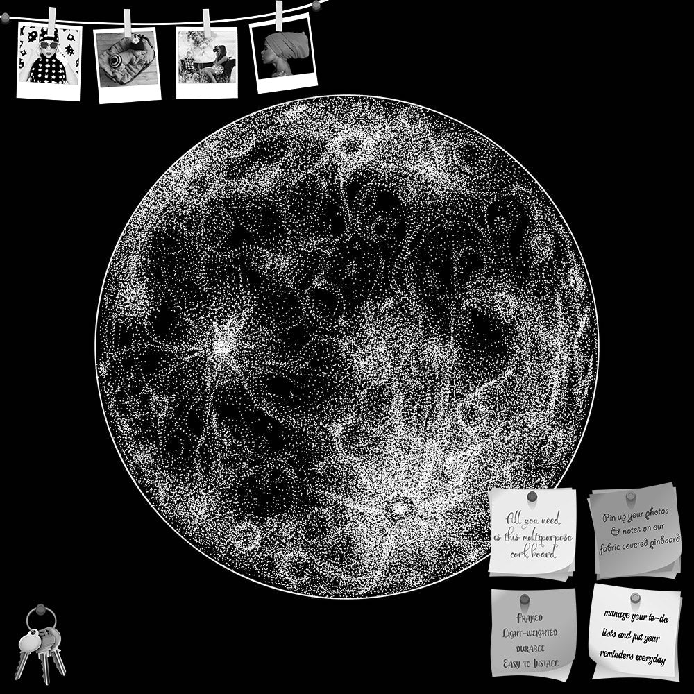 ArtzFolio Magical Full Moon Printed Bulletin Board Notice Pin Board Soft Board | Frameless-Bulletin Boards Frameless-AZSAO46956182BLB_FL_L-Image Code 5005433 Vishnu Image Folio Pvt Ltd, IC 5005433, ArtzFolio, Bulletin Boards Frameless, Abstract, Digital Art, magical, full, moon, printed, bulletin, board, notice, pin, soft, frameless, black, alchemy, astro, astrology, astronomy, background, bright, circle, cosmos, crater, creation, cycle, dark, design, detail, detailed, dotwork, esoteric, evening, galaxy, gl