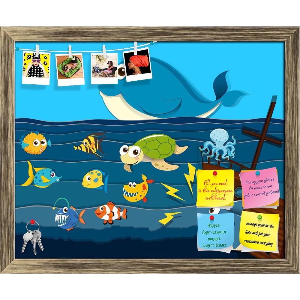 ArtzFolio Ocean Scene With Sea Animals Printed Bulletin Board Notice Pin Board Soft Board | Framed-Bulletin Boards Framed-AZSAO46959484BLB_FR_L-Image Code 5005436 Vishnu Image Folio Pvt Ltd, IC 5005436, ArtzFolio, Bulletin Boards Framed, Animals, Kids, Digital Art, ocean, scene, with, sea, printed, bulletin, board, notice, pin, soft, framed, illustration, pin up board, push pin board, extra large cork board, big pin board, notice board, small bulletin board, cork board, wall notice board, giant cork board, 