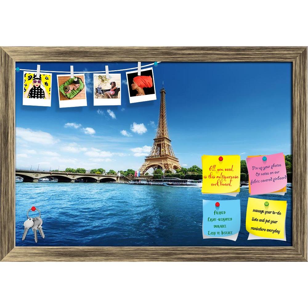 ArtzFolio Paris With Eiffel Tower, France Printed Bulletin Board Notice Pin Board Soft Board | Framed-Bulletin Boards Framed-AZSAO46996472BLB_FR_L-Image Code 5005437 Vishnu Image Folio Pvt Ltd, IC 5005437, ArtzFolio, Bulletin Boards Framed, Landscapes, Places, Photography, paris, with, eiffel, tower, france, printed, bulletin, board, notice, pin, soft, framed, seine, morning, time, french, blue, european, skyline, architecture, sky, cityscape, tourism, river, famous, building, europe, bridge, city, romantic