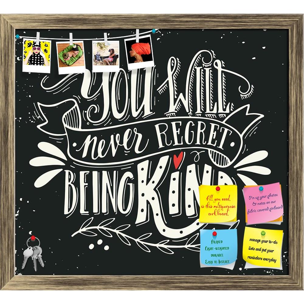 ArtzFolio You Will Never Regret Being Kind Printed Bulletin Board Notice Pin Board Soft Board | Framed-Bulletin Boards Framed-AZSAO47392681BLB_FR_L-Image Code 5005453 Vishnu Image Folio Pvt Ltd, IC 5005453, ArtzFolio, Bulletin Boards Framed, Quotes, Digital Art, you, will, never, regret, being, kind, printed, bulletin, board, notice, pin, soft, framed, quote, hand, drawn, vintage, print, lettering, this, illustration, t-shirts, bags, poster, pin up board, push pin board, extra large cork board, big pin boar