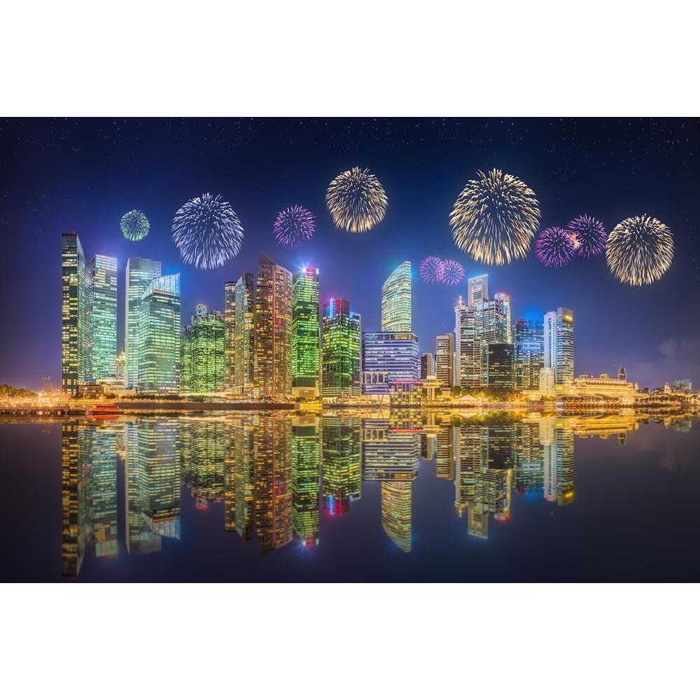 Fireworks In Marina Bay Singapore Canvas Painting Synthetic Frame-Paintings MDF Framing-AFF_FR-IC 5005461 IC 5005461, Architecture, Asian, Automobiles, Business, Christianity, Cities, City Views, Festivals, Festivals and Occasions, Festive, God Ram, Hinduism, Landscapes, Modern Art, Panorama, Scenic, Skylines, Stars, Sunsets, Transportation, Travel, Urban, Vehicles, fireworks, in, marina, bay, singapore, canvas, painting, synthetic, frame, anniversary, asia, beautiful, building, celebration, christmas, city