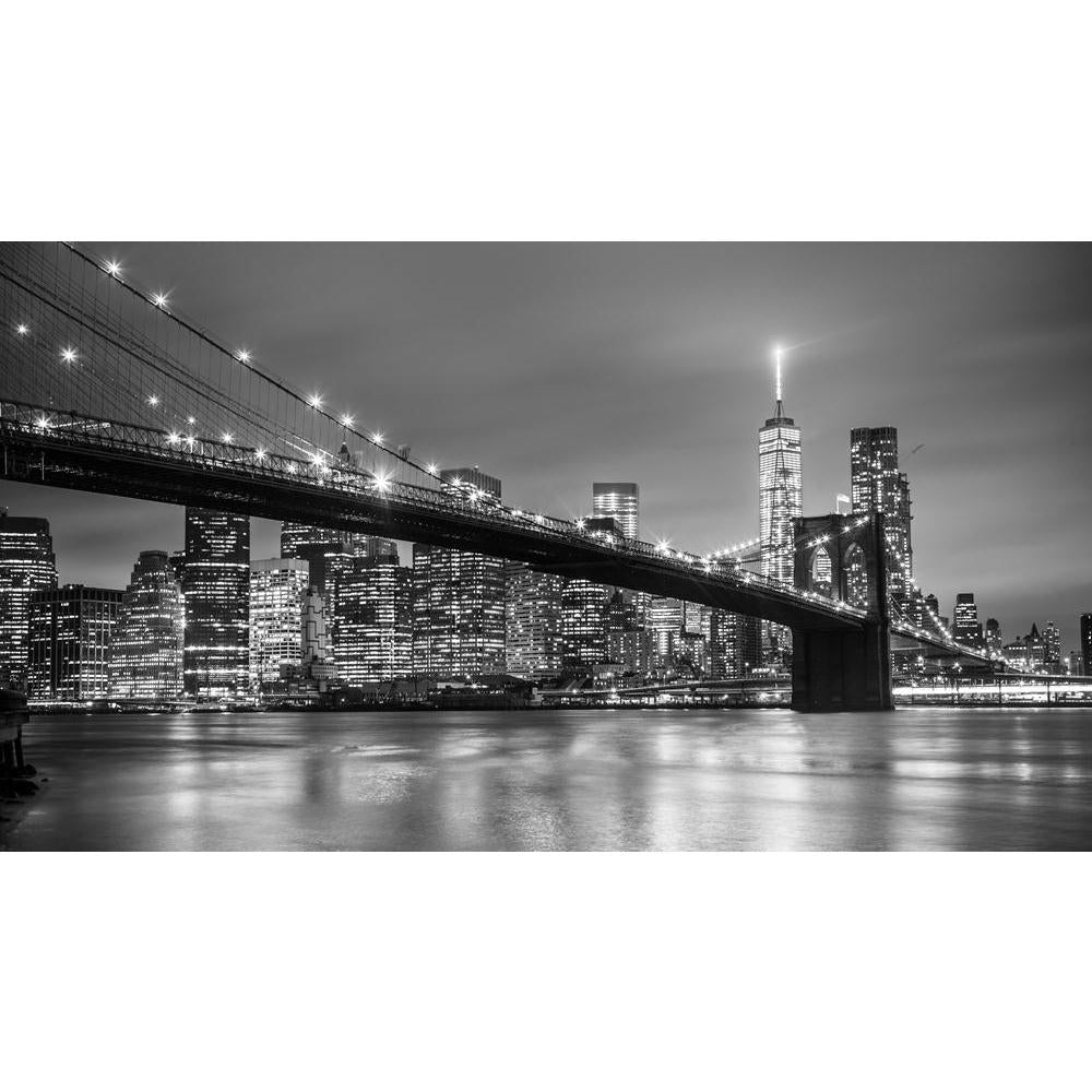 Pitaara Box Brooklyn Bridge & New York Manhattan Downtown, USA Unframed Canvas Painting-Paintings Unframed Regular-PBART47504979AFF_UN_L-Image Code 5005466 Vishnu Image Folio Pvt Ltd, IC 5005466, Pitaara Box, Paintings Unframed Regular, Places, Photography, brooklyn, bridge, new, york, manhattan, downtown, usa, unframed, canvas, painting, city, skyline, dusk, skyscrapers, illuminated, east, river, panorama, copy, space, black, white, image, america, skyscraper, united, states, of, cityscape, architecture, s