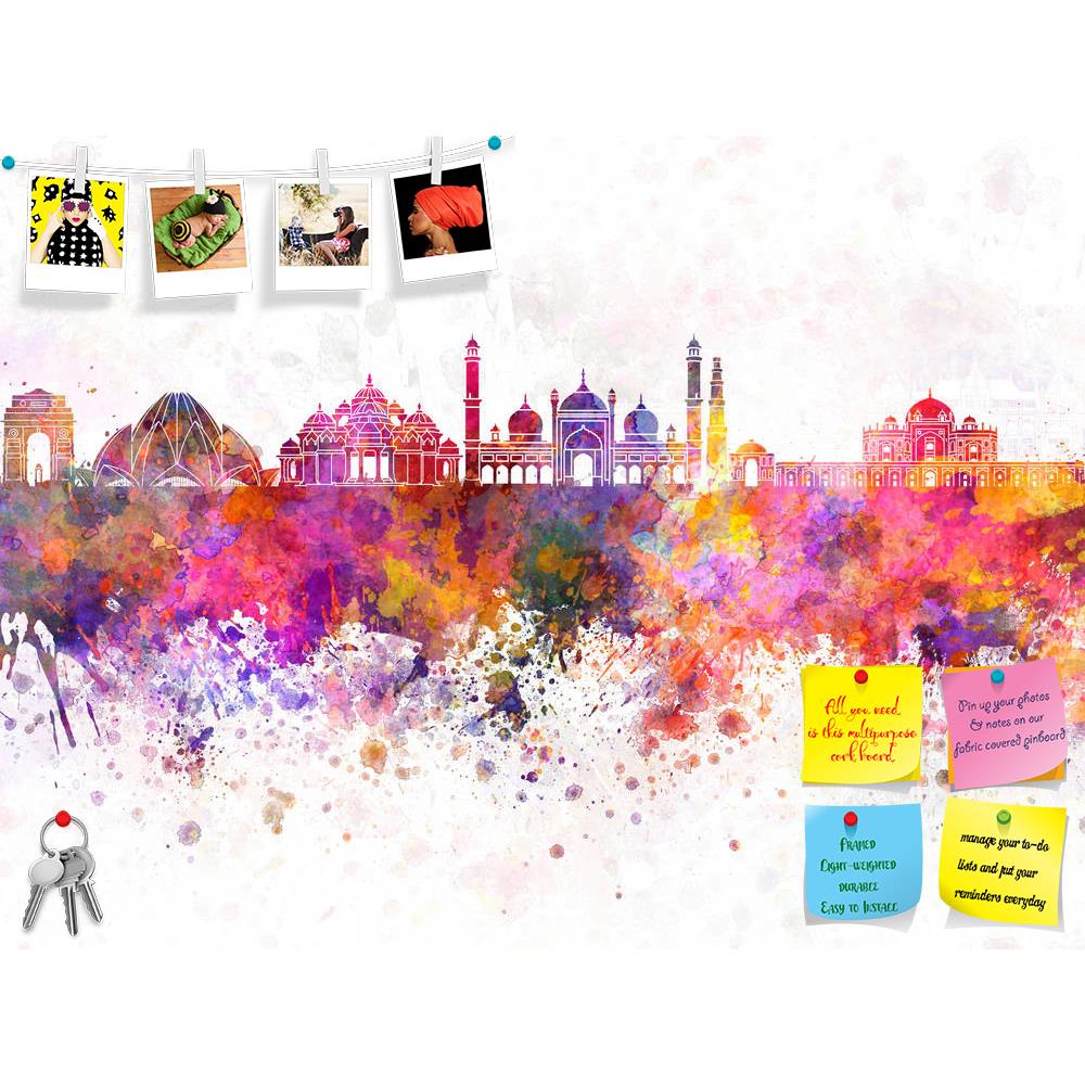 ArtzFolio Delhi Skyline, India Printed Bulletin Board Notice Pin Board Soft Board | Frameless-Bulletin Boards Frameless-AZSAO47522382BLB_FL_L-Image Code 5005468 Vishnu Image Folio Pvt Ltd, IC 5005468, ArtzFolio, Bulletin Boards Frameless, Places, Fine Art Reprint, delhi, skyline, india, printed, bulletin, board, notice, pin, soft, frameless, watercolor, background, asia, abstract, paint, color, splash, colorful, art, texture, grunge, illustration, bright, splatter, creativity, architecture, cityscape, landm