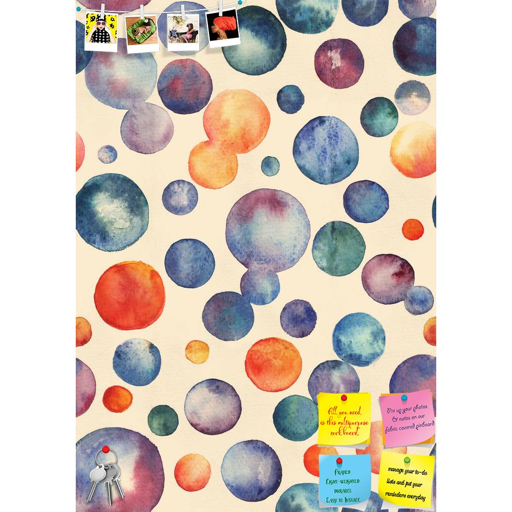 ArtzFolio Watercolor Circles D4 Printed Bulletin Board Notice Pin Board Soft Board | Frameless-Bulletin Boards Frameless-AZSAO47615725BLB_FL_L-Image Code 5005476 Vishnu Image Folio Pvt Ltd, IC 5005476, ArtzFolio, Bulletin Boards Frameless, Abstract, Digital Art, watercolor, circles, d4, printed, bulletin, board, notice, pin, soft, frameless, circle, pattern, design, seamless, background, texture, illustration, paint, dot, polka, round, paper, wallpaper, graphic, backdrop, hand, drawn, blue, yellowish, orang