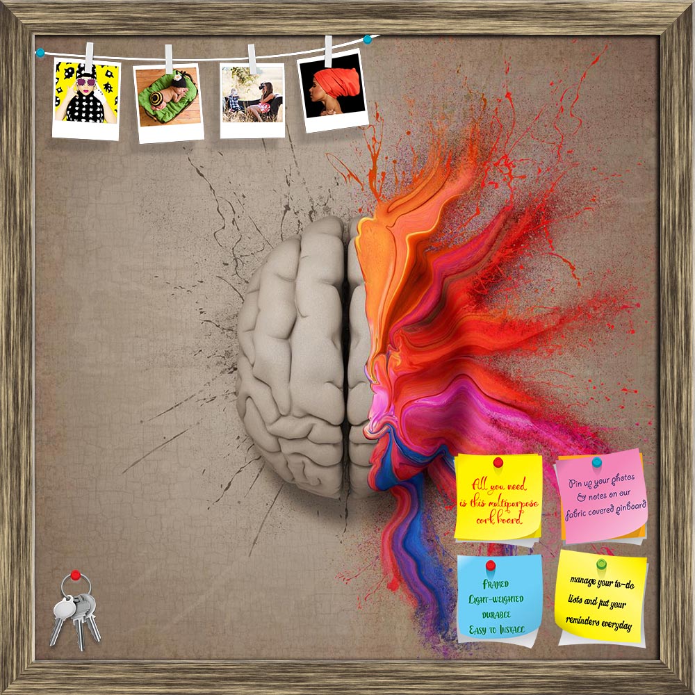 ArtzFolio Conceptual Computer Artwork Printed Bulletin Board Notice Pin Board Soft Board | Framed-Bulletin Boards Framed-AZSAO47662674BLB_FR_L-Image Code 5005480 Vishnu Image Folio Pvt Ltd, IC 5005480, ArtzFolio, Bulletin Boards Framed, Conceptual, Kids, Digital Art, computer, artwork, printed, bulletin, board, notice, pin, soft, framed, creative, mind, brain, illustrated, colourful, paint, splatter, dispersion, artistic, scattered, grunge, background, concept, art, drops, texture, top, side, right, left, v