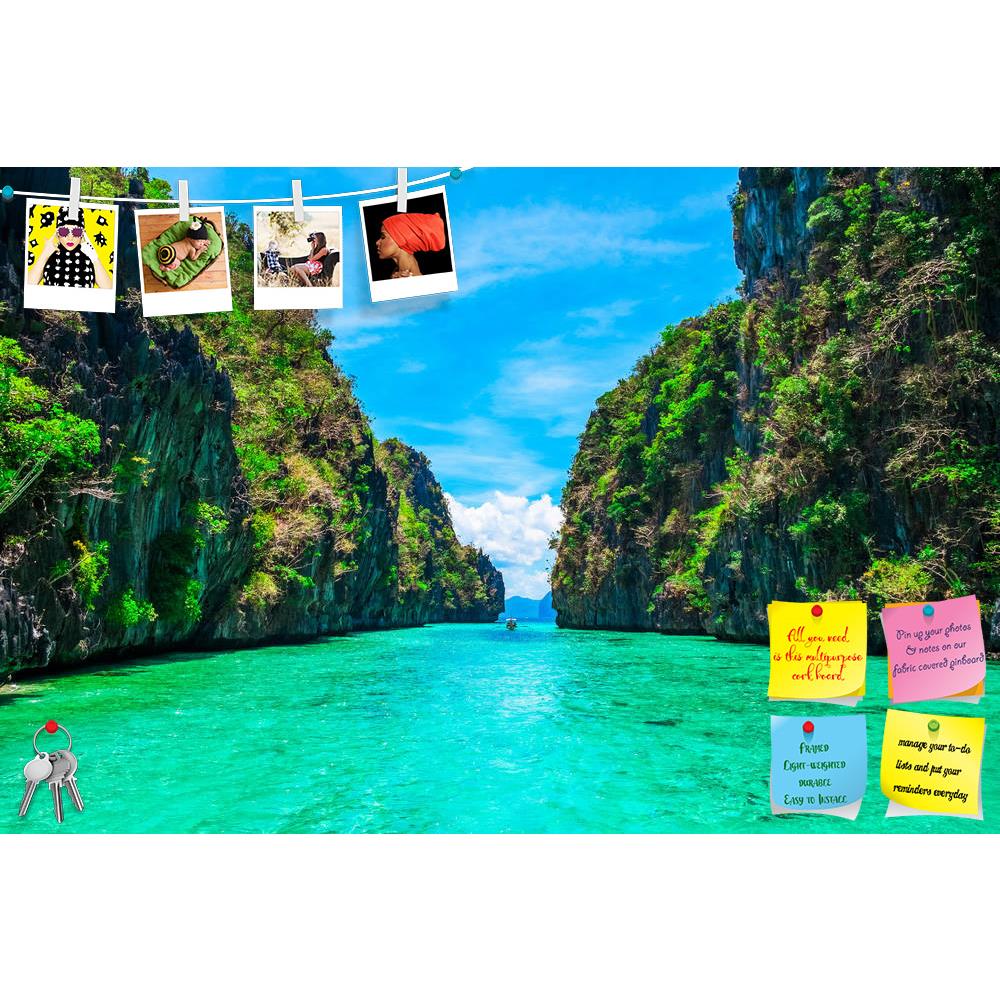 ArtzFolio Tropical Landscape In Palawan, Philippines Printed Bulletin Board Notice Pin Board Soft Board | Frameless-Bulletin Boards Frameless-AZSAO47685589BLB_FL_L-Image Code 5005481 Vishnu Image Folio Pvt Ltd, IC 5005481, ArtzFolio, Bulletin Boards Frameless, Landscapes, Places, Photography, tropical, landscape, in, palawan, philippines, printed, bulletin, board, notice, pin, soft, frameless, rock, islands, lonely, boat, crystal, clear, water, el, nido, sea, mountain, island, scenery, exotic, tropic, relax