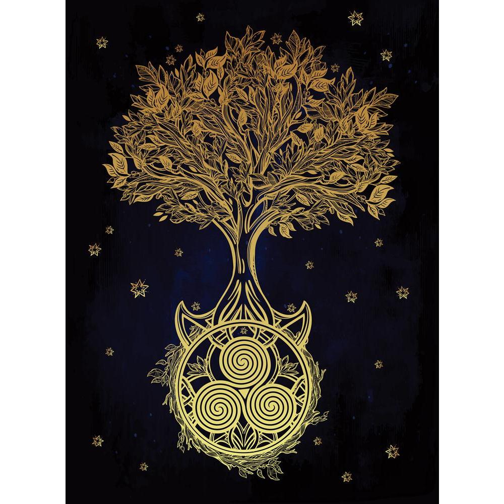 Romantic Tree Of Life Canvas Painting Synthetic Frame-Paintings MDF Framing-AFF_FR-IC 5005483 IC 5005483, Culture, Drawing, Ethnic, Illustrations, Signs, Signs and Symbols, Symbols, Traditional, Tribal, World Culture, romantic, tree, of, life, canvas, painting, synthetic, frame, hand, drawn, beautiful, vector, illustration, isolated, design, mystic, symbol, your, use, artzfolio, wall decor for living room, wall frames for living room, frames for living room, wall art, canvas painting, wall frame, scenery, p