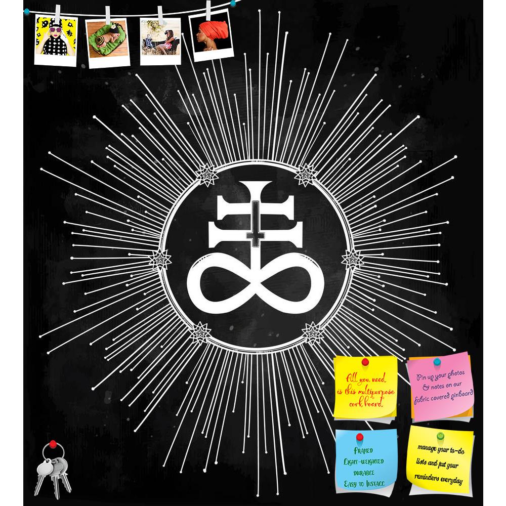 ArtzFolio The Satanic (Leviathan) Cross Printed Bulletin Board Notice Pin Board Soft Board | Frameless-Bulletin Boards Frameless-AZSAO47704705BLB_FL_L-Image Code 5005485 Vishnu Image Folio Pvt Ltd, IC 5005485, ArtzFolio, Bulletin Boards Frameless, Abstract, Digital Art, the, satanic, (leviathan), cross, printed, bulletin, board, notice, pin, soft, frameless, also, known, leviathan, variation, alchemical, symbol, black, sulfur, that, represents, fire, brimstone, tattoo, art, isolated, vector, illustration, p