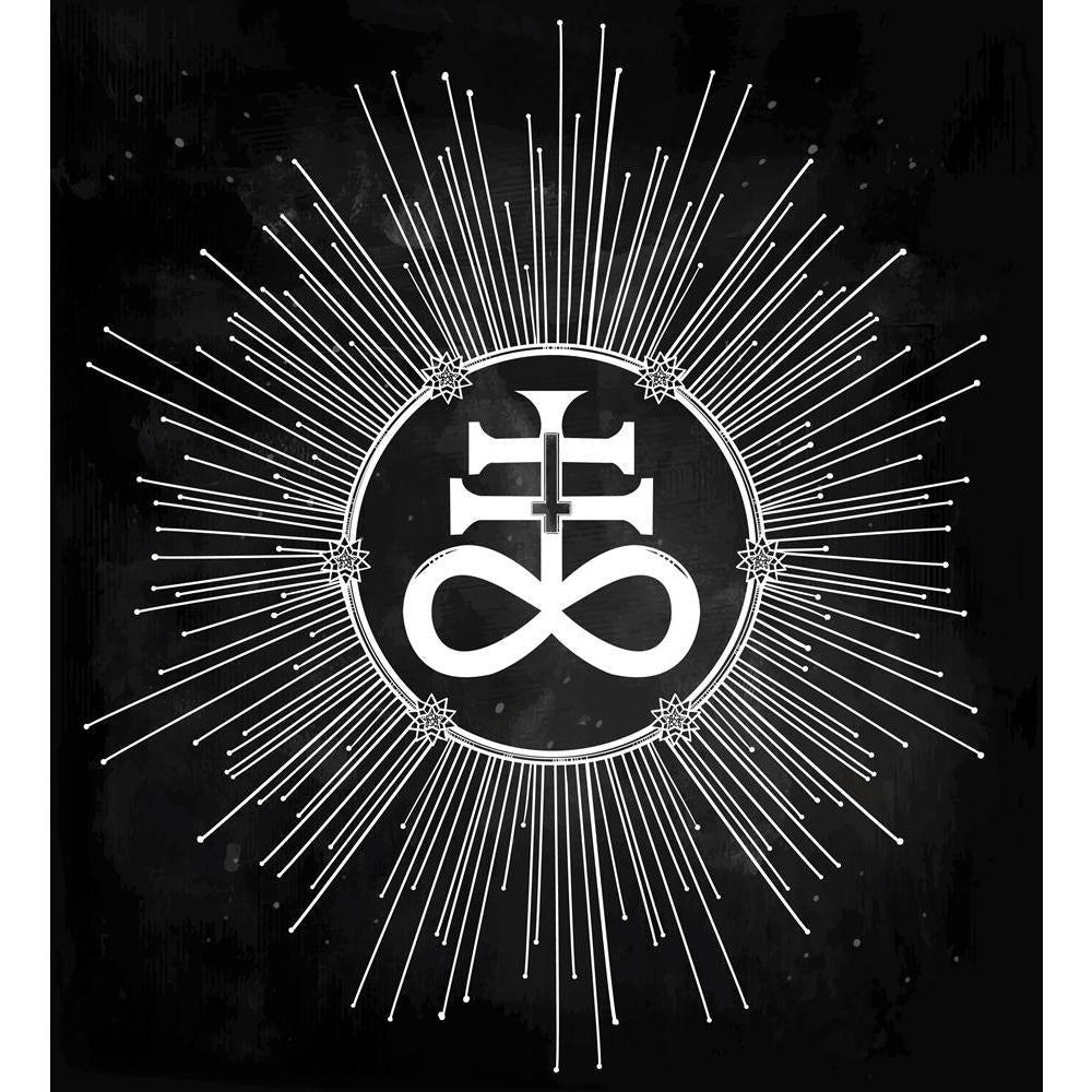 The Satanic (Leviathan) Cross Canvas Painting Synthetic Frame-Paintings MDF Framing-AFF_FR-IC 5005485 IC 5005485, Art and Paintings, Black, Black and White, Cross, Illustrations, Marble and Stone, Signs and Symbols, Symbols, the, satanic, (leviathan), canvas, painting, synthetic, frame, also, known, leviathan, variation, alchemical, symbol, sulfur, that, represents, fire, brimstone, tattoo, art, isolated, vector, illustration, artzfolio, wall decor for living room, wall frames for living room, frames for li