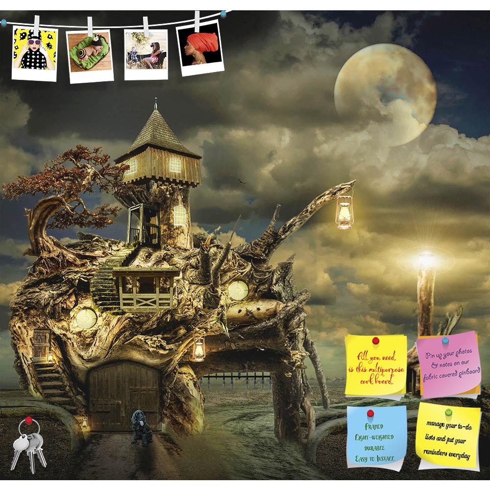ArtzFolio Fairy House Fort D1 Printed Bulletin Board Notice Pin Board Soft Board | Frameless-Bulletin Boards Frameless-AZSAO47714035BLB_FL_L-Image Code 5005486 Vishnu Image Folio Pvt Ltd, IC 5005486, ArtzFolio, Bulletin Boards Frameless, Fantasy, Surrealism, Digital Art, fairy, house, fort, d1, printed, bulletin, board, notice, pin, soft, frameless, road, desert, illustration, fictional, situation, form, collage, photos, wood, driftwood, structure, flowers, roots, bridge, stairs, doors, palace, secret, hidd