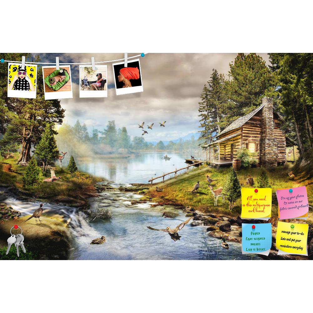 ArtzFolio House In The The Forest By The Creek D2 Printed Bulletin Board Notice Pin Board Soft Board | Frameless-Bulletin Boards Frameless-AZSAO47714091BLB_FL_L-Image Code 5005495 Vishnu Image Folio Pvt Ltd, IC 5005495, ArtzFolio, Bulletin Boards Frameless, Fantasy, Landscapes, Fine Art Reprint, house, in, the, forest, by, creek, d2, printed, bulletin, board, notice, pin, soft, frameless, illustration, fictional, situation, form, collage, photos, river, water, current, clean, fast, surge, stones, beach, tre