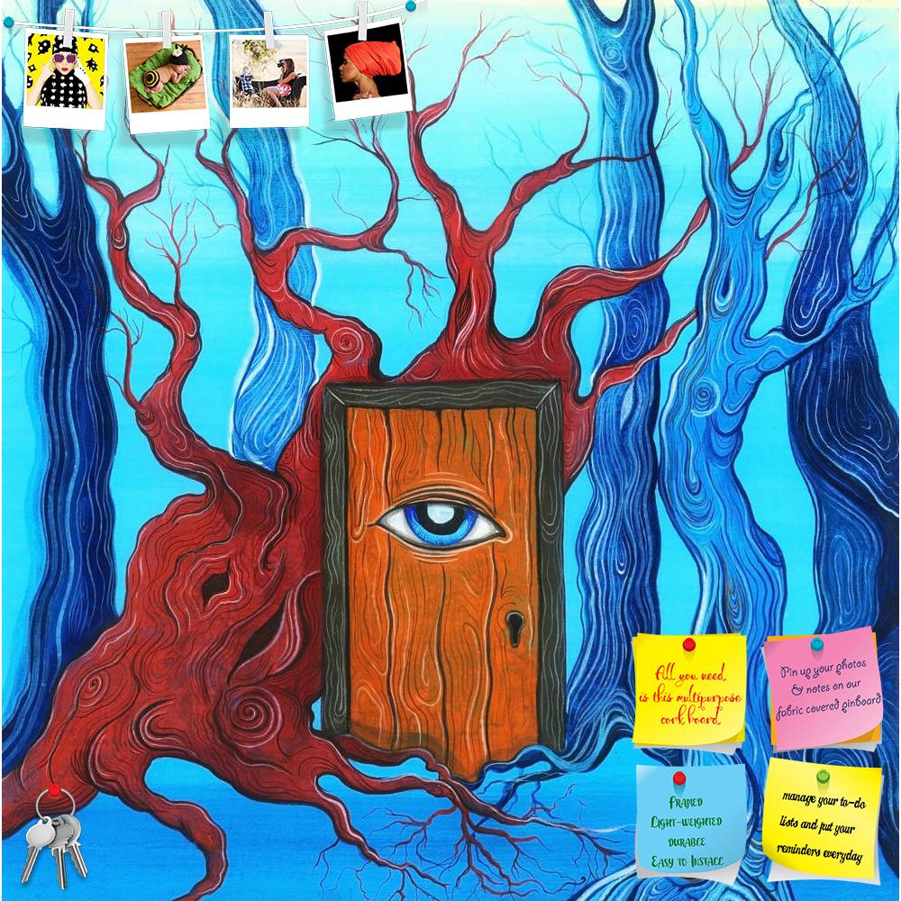 ArtzFolio Magic Door With Eye In The Deep Forest Printed Bulletin Board Notice Pin Board Soft Board | Frameless-Bulletin Boards Frameless-AZSAO47805197BLB_FL_L-Image Code 5005499 Vishnu Image Folio Pvt Ltd, IC 5005499, ArtzFolio, Bulletin Boards Frameless, Surrealism, Fine Art Reprint, magic, door, with, eye, in, the, deep, forest, printed, bulletin, board, notice, pin, soft, frameless, fantasy, illustration, tree, eyes, otherworldly, religion, knowledge, awakening, wood, background, nature, fairytale, ligh