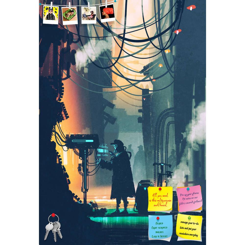 ArtzFolio Robot Using Futuristic Computer Printed Bulletin Board Notice Pin Board Soft Board | Frameless-Bulletin Boards Frameless-AZSAO48196397BLB_FL_L-Image Code 5005517 Vishnu Image Folio Pvt Ltd, IC 5005517, ArtzFolio, Bulletin Boards Frameless, Fantasy, Fine Art Reprint, robot, using, futuristic, computer, printed, bulletin, board, notice, pin, soft, frameless, sci-fi, scene, city, street,illustration, painting, acrylic, art, artistic, artwork, beautiful, color, concept, design, illustration, oil, styl