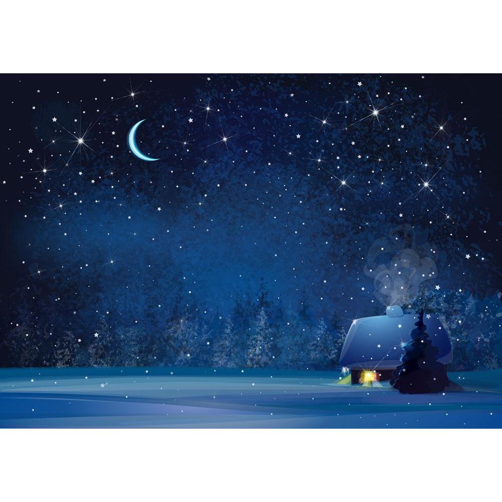 Winter Landscape With House & Forest Canvas Painting Synthetic Frame-Paintings MDF Framing-AFF_FR-IC 5005521 IC 5005521, Christianity, Illustrations, Landscapes, Nature, Scenic, Seasons, Wooden, winter, landscape, with, house, forest, canvas, painting, synthetic, frame, snow, night, scene, christmas, day, and, background, sky, scenery, tree, starry, home, wonderland, scenes, blue, snowy, card, beauty, cold, cottage, dark, field, fir, frost, frosty, frozen, light, moon, one, outdoor, pine, season, snowfall, 