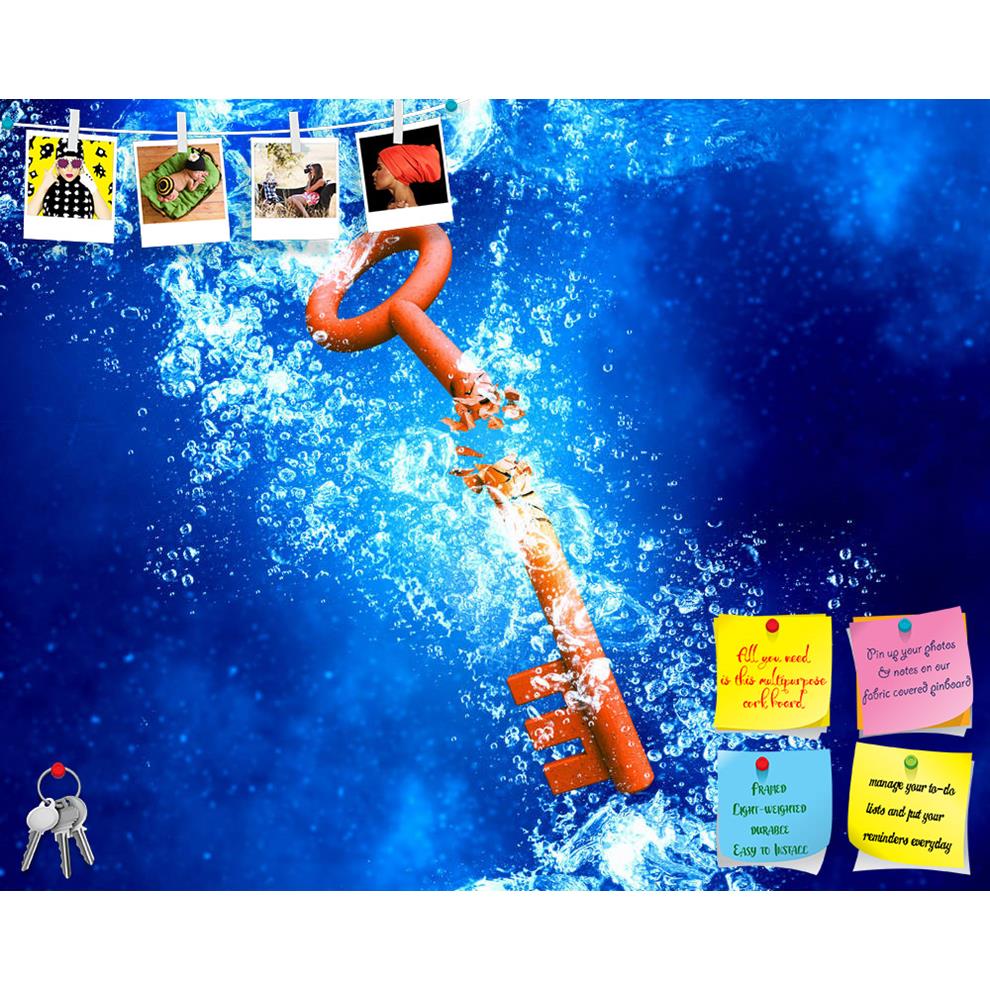 ArtzFolio Key Sinking & Dissolving In Clear Blue Water Printed Bulletin Board Notice Pin Board Soft Board | Frameless-Bulletin Boards Frameless-AZSAO48424437BLB_FL_L-Image Code 5005525 Vishnu Image Folio Pvt Ltd, IC 5005525, ArtzFolio, Bulletin Boards Frameless, Conceptual, Digital Art, key, sinking, dissolving, in, clear, blue, water, printed, bulletin, board, notice, pin, soft, frameless, sign, under, dissolve, success, symbol, sink, crystal, item, wallpaper, concept, sea, nature, ocean, background, carto