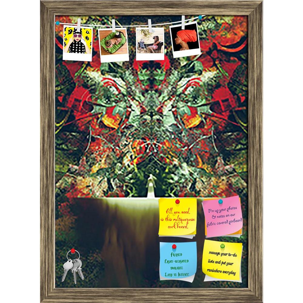 ArtzFolio Woman Standing In Front Of Fantasy Gate Printed Bulletin Board Notice Pin Board Soft Board | Framed-Bulletin Boards Framed-AZSAO48430381BLB_FR_L-Image Code 5005526 Vishnu Image Folio Pvt Ltd, IC 5005526, ArtzFolio, Bulletin Boards Framed, Abstract, Digital Art, woman, standing, in, front, of, fantasy, gate, printed, bulletin, board, notice, pin, soft, framed, white, gate,illustration, painting, acrylic, art, artistic, artwork, beautiful, color, concept, design, illustration, oil, style, vivid, wal
