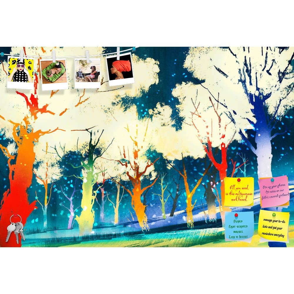 ArtzFolio Fantasy Forest With Colorful Trees Printed Bulletin Board Notice Pin Board Soft Board | Frameless-Bulletin Boards Frameless-AZSAO48430384BLB_FL_L-Image Code 5005527 Vishnu Image Folio Pvt Ltd, IC 5005527, ArtzFolio, Bulletin Boards Frameless, Landscapes, Digital Art, fantasy, forest, with, colorful, trees, printed, bulletin, board, notice, pin, soft, frameless, acrylic, art, artistic, artwork, beautiful, color, concept, design, illustration, oil, painting, style, vivid, wallpaper, watercolor, myst