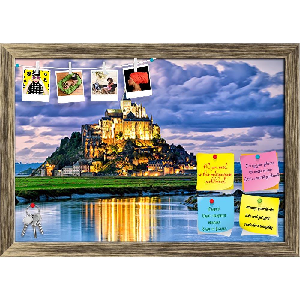 ArtzFolio Mont Saint Michel France Printed Bulletin Board Notice Pin Board Soft Board | Framed-Bulletin Boards Framed-AZSAO48879109BLB_FR_L-Image Code 5005546 Vishnu Image Folio Pvt Ltd, IC 5005546, ArtzFolio, Bulletin Boards Framed, Places, Photography, mont, saint, michel, france, printed, bulletin, board, notice, pin, soft, framed, saint-michel, one, france\'s, most, recognizable, landmarks, st, europe, mount, michael, church, european, mt, town, gothic, abbey, touristic, old, tourist, fortress, famous, 