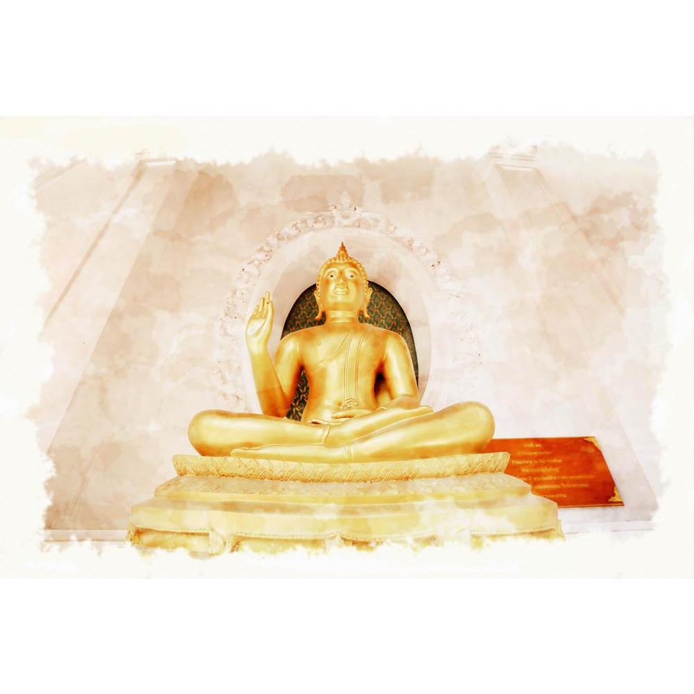 Lord Buddha Canvas Painting Synthetic Frame-Paintings MDF Framing-AFF_FR-IC 5005549 IC 5005549, Architecture, Art and Paintings, Asian, Buddhism, Conceptual, Culture, Decorative, Ethnic, God Buddha, Religion, Religious, Retro, Traditional, Tribal, Watercolour, World Culture, lord, buddha, canvas, painting, synthetic, frame, art, artwork, asia, background, bangkok, buddhist, colorful, exotic, gold, golden, oriental, ornamental, paint, royal, sculpture, siam, sky, statue, temple, thai, thailand, tourism, towe