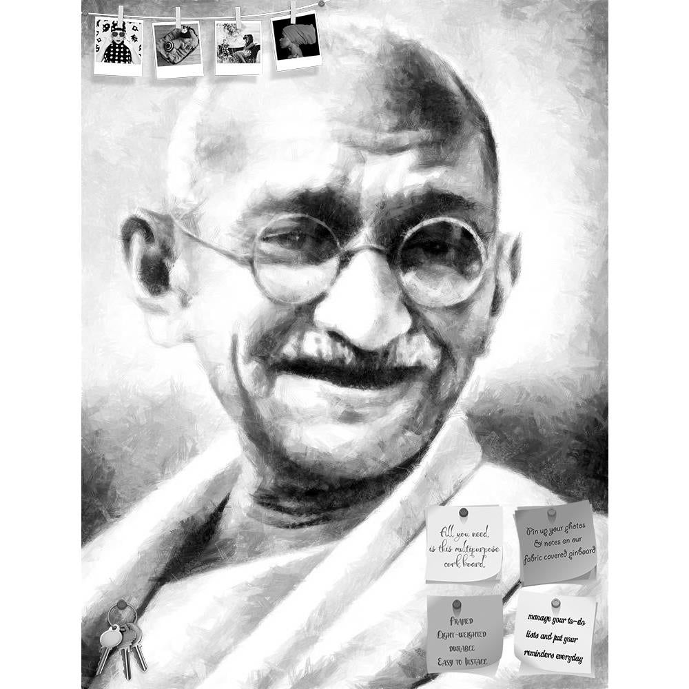 ArtzFolio The Father Of The Nation India, Mahatma Gandhi Printed Bulletin Board Notice Pin Board Soft Board | Frameless-Bulletin Boards Frameless-AZSAO49600123BLB_FL_L-Image Code 5005560 Vishnu Image Folio Pvt Ltd, IC 5005560, ArtzFolio, Bulletin Boards Frameless, Portraits, Fine Art Reprint, the, father, of, nation, india, mahatma, gandhi, printed, bulletin, board, notice, pin, soft, frameless, pencil, drawing, portrait, ghandi, indian, illustration, leader, patriotism, independence, glasses, man, senior, 