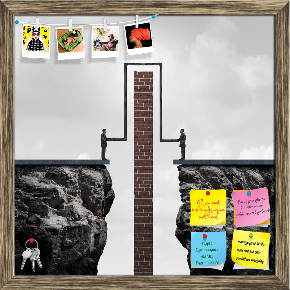 ArtzFolio Making A Deal Overcoming Obstacles To An Agreement Printed Bulletin Board Notice Pin Board Soft Board | Framed-Bulletin Boards Framed-AZSAO49949786BLB_FR_L-Image Code 5005563 Vishnu Image Folio Pvt Ltd, IC 5005563, ArtzFolio, Bulletin Boards Framed, Conceptual, Digital Art, making, a, deal, overcoming, obstacles, to, an, agreement, printed, bulletin, board, notice, pin, soft, framed, business, concept, strong, flexible, partnership, success, two, people, isolated, cliffs, stretching, arms, go, aro