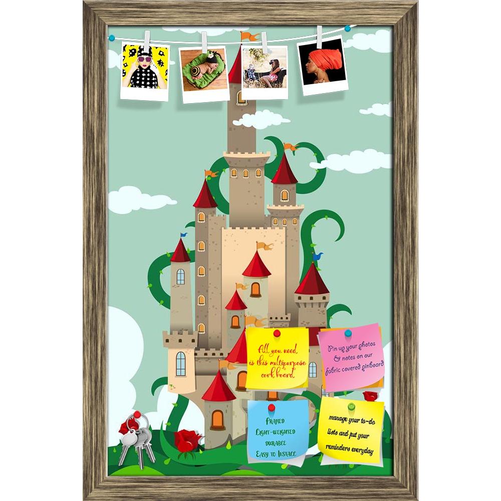 ArtzFolio Castle Towers With Thorny Plant Printed Bulletin Board Notice Pin Board Soft Board | Framed-Bulletin Boards Framed-AZSAO50162435BLB_FR_L-Image Code 5005566 Vishnu Image Folio Pvt Ltd, IC 5005566, ArtzFolio, Bulletin Boards Framed, Fantasy, Kids, Digital Art, castle, towers, with, thorny, plant, printed, bulletin, board, notice, pin, soft, framed, illustration, pin up board, push pin board, extra large cork board, big pin board, notice board, small bulletin board, cork board, wall notice board, gia