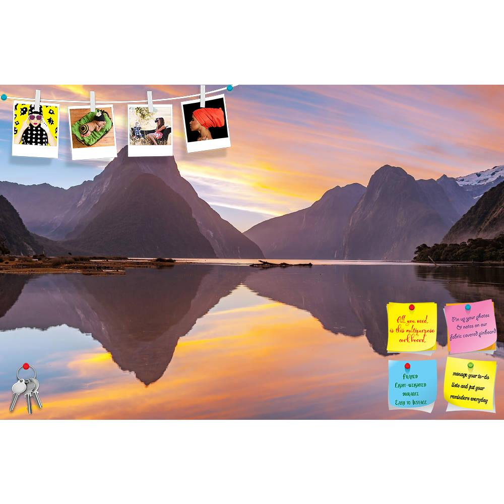 ArtzFolio Mountain Glacier At Milford Sound, New Zealand Printed Bulletin Board Notice Pin Board Soft Board | Frameless-Bulletin Boards Frameless-AZSAO50420055BLB_FL_L-Image Code 5005571 Vishnu Image Folio Pvt Ltd, IC 5005571, ArtzFolio, Bulletin Boards Frameless, Landscapes, Places, Photography, mountain, glacier, at, milford, sound, new, zealand, printed, bulletin, board, notice, pin, soft, frameless, landscape, high, hill, mitre, island, fiord, clear, stone, remote, national, mossy, green, daylight, rock