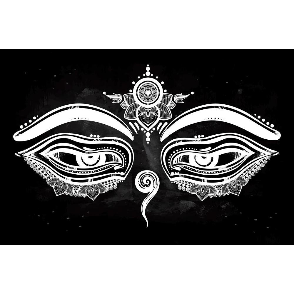 Eyes Of Buddha Symbol Of Wisdom & Enlightenment Canvas Painting Synthetic Frame-Paintings MDF Framing-AFF_FR-IC 5005572 IC 5005572, Buddhism, God Buddha, Illustrations, Signs and Symbols, Symbols, eyes, of, buddha, symbol, wisdom, enlightenment, canvas, painting, synthetic, frame, hand, drawn, artwork, serinity, isolated, vector, illustration, artzfolio, wall decor for living room, wall frames for living room, frames for living room, wall art, canvas painting, wall frame, scenery, panting, paintings for liv