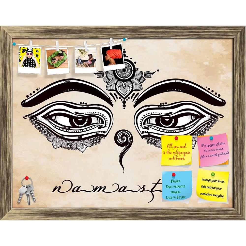 ArtzFolio Eyes Of Buddha Symbol Of Wisdom & Enlightenment D2 Printed Bulletin Board Notice Pin Board Soft Board | Framed-Bulletin Boards Framed-AZSAO50646933BLB_FR_L-Image Code 5005573 Vishnu Image Folio Pvt Ltd, IC 5005573, ArtzFolio, Bulletin Boards Framed, Traditional, Digital Art, eyes, of, buddha, symbol, wisdom, enlightenment, d2, printed, bulletin, board, notice, pin, soft, framed, hand, drawn, artwork, serinity, isolated, vector, illustration, pin up board, push pin board, extra large cork board, bi