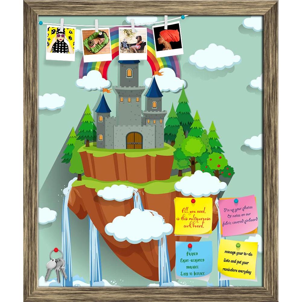 ArtzFolio Castle Towers On The Island Printed Bulletin Board Notice Pin Board Soft Board | Framed-Bulletin Boards Framed-AZSAO50692469BLB_FR_L-Image Code 5005575 Vishnu Image Folio Pvt Ltd, IC 5005575, ArtzFolio, Bulletin Boards Framed, Fantasy, Kids, Digital Art, castle, towers, on, the, island, printed, bulletin, board, notice, pin, soft, framed, illustration, pin up board, push pin board, extra large cork board, big pin board, notice board, small bulletin board, cork board, wall notice board, giant cork 