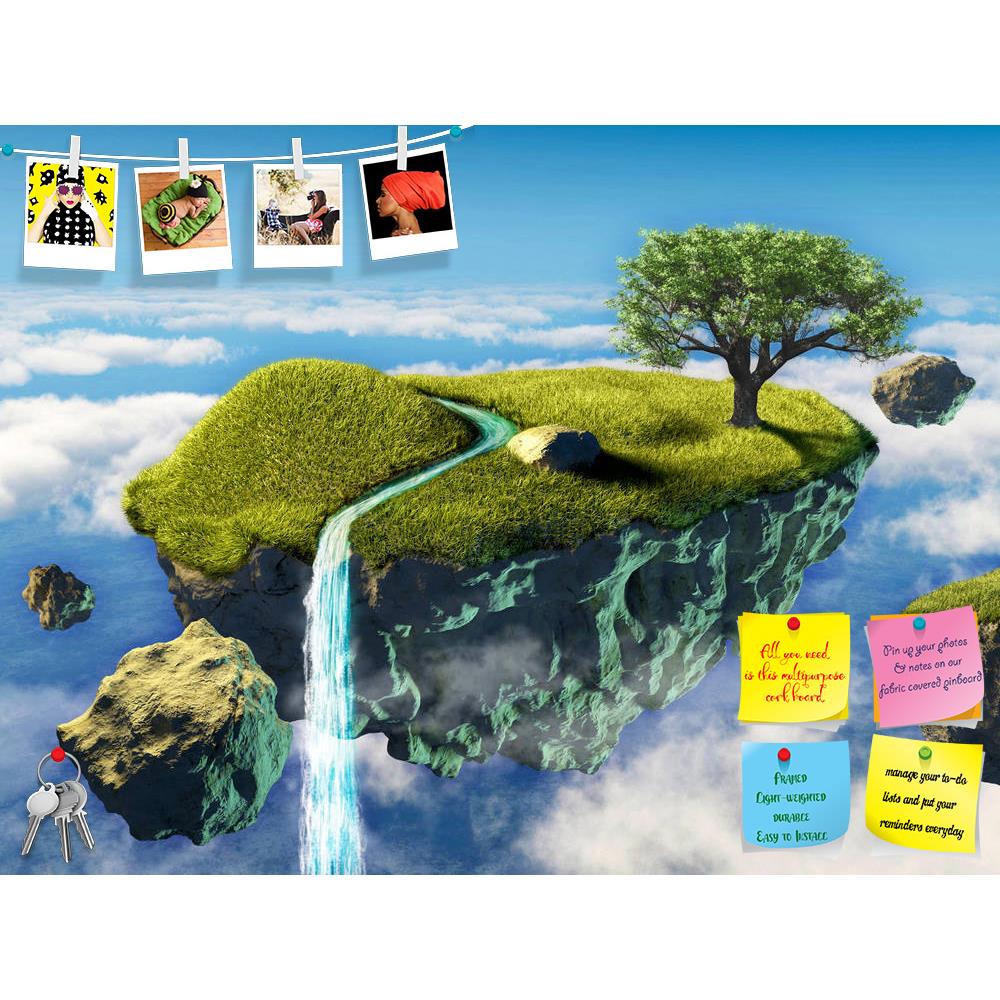 ArtzFolio Small Island Floating In The Sky Printed Bulletin Board Notice Pin Board Soft Board | Frameless-Bulletin Boards Frameless-AZSAO50824426BLB_FL_L-Image Code 5005576 Vishnu Image Folio Pvt Ltd, IC 5005576, ArtzFolio, Bulletin Boards Frameless, Fantasy, Kids, Landscapes, Digital Art, small, island, floating, in, the, sky, printed, bulletin, board, notice, pin, soft, frameless, 3d, abstract, background, blue, cloud, concept, design, earth, eco, fiction, fictional, float, globe, grass, green, ground, hi